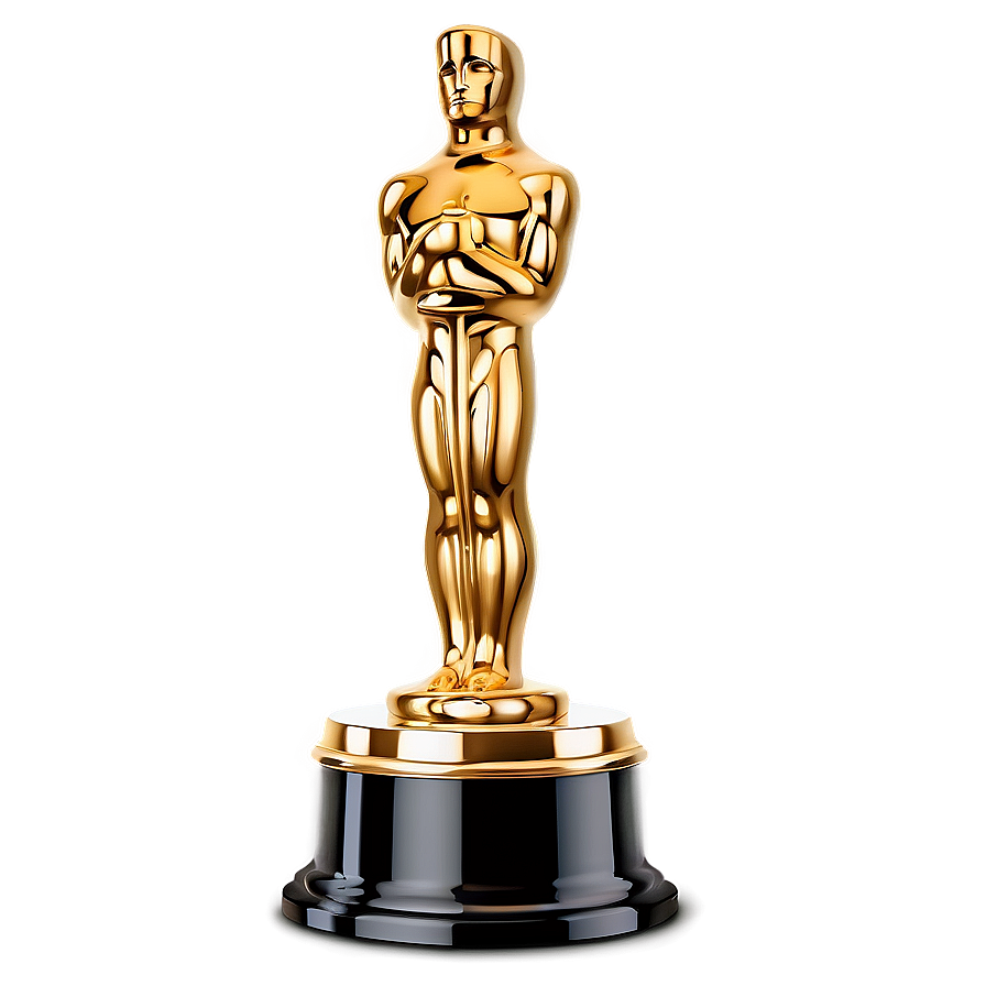 Glowing Oscar Trophy Png 99 PNG