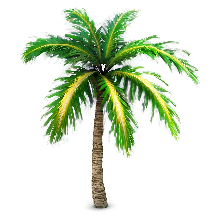 Glowing Palm Tree Png Qup18 PNG