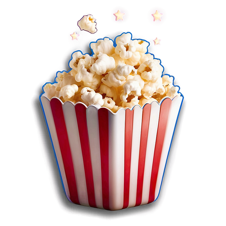 Download Glowing Popcorn Png 05042024 | Wallpapers.com