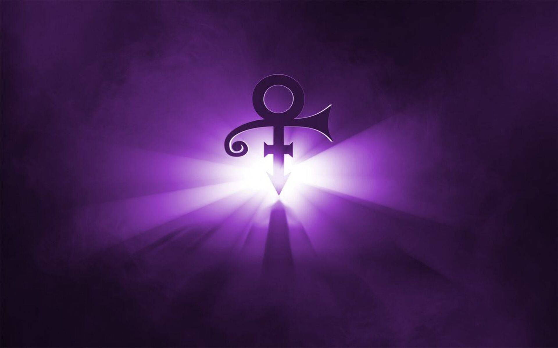 Glowing Prince Symbol Wallpaper