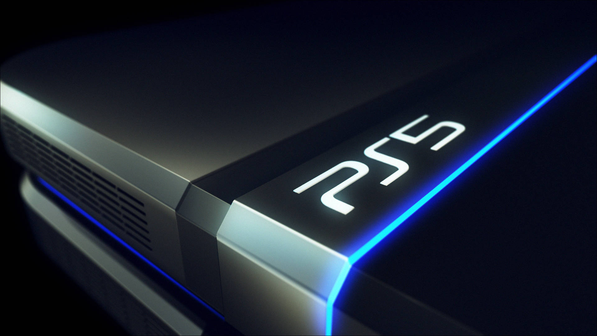 Glowing Ps5 Console