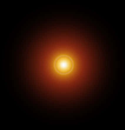 Glowing Red Circle Gradient Background PNG