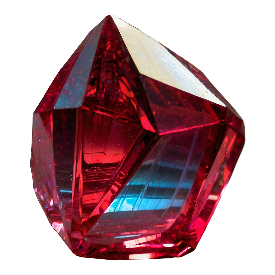 Glowing Red Crystal Png Aju PNG