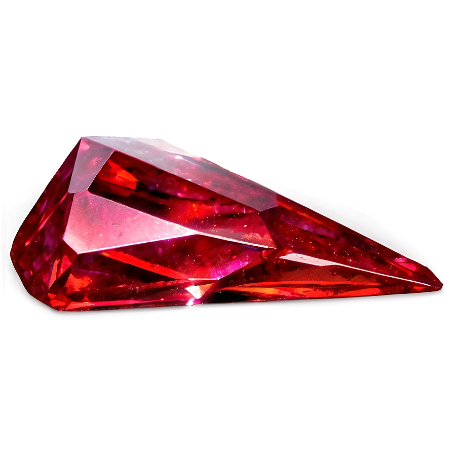 Glowing Red Crystal Png Qrq PNG