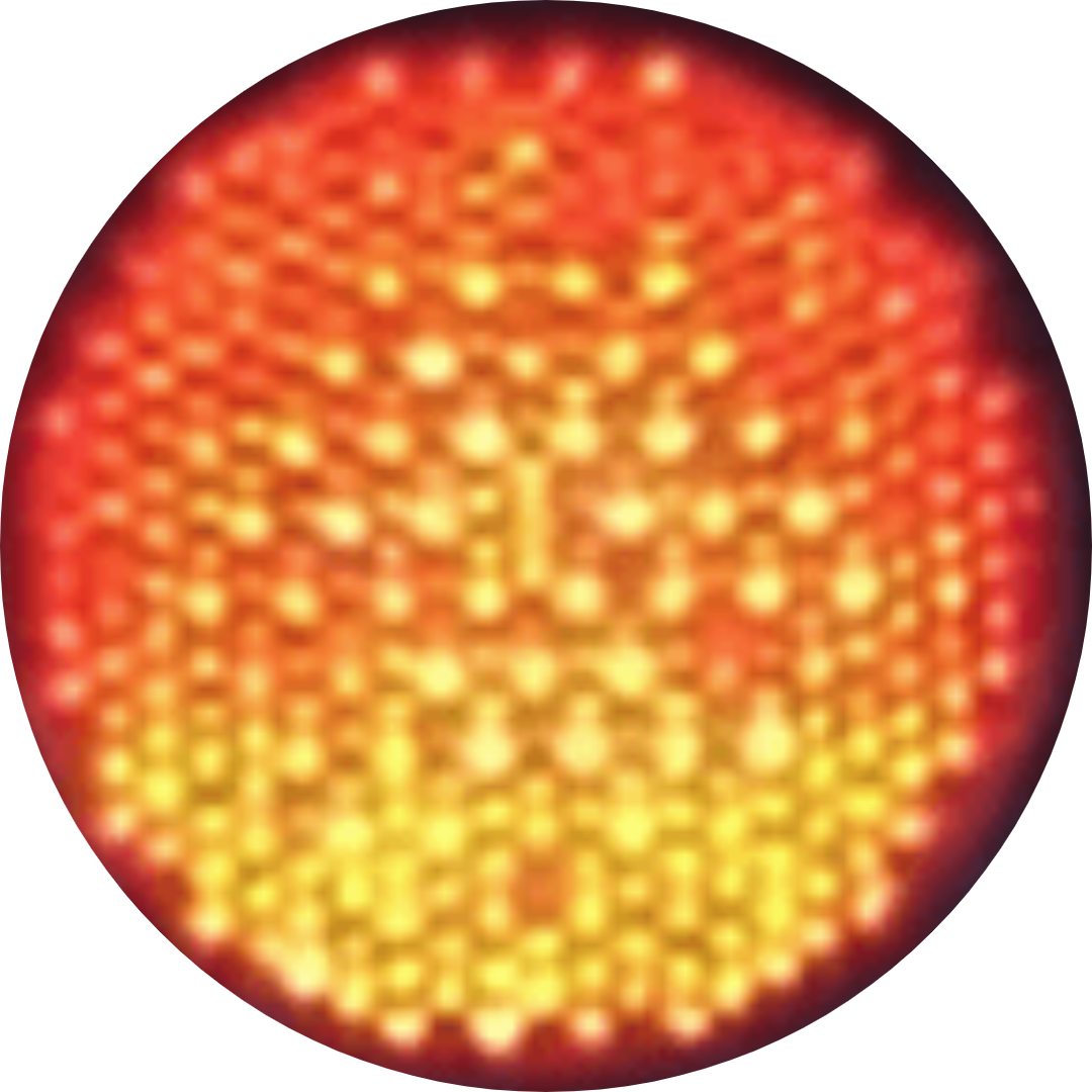 Glowing Red Sphere Texture PNG