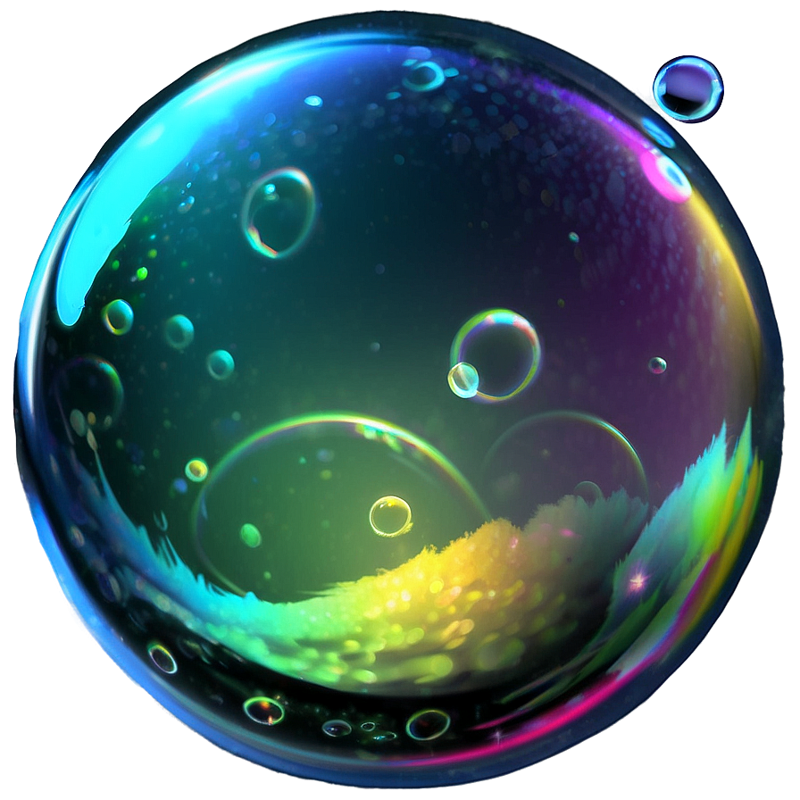 Glowing Soap Bubbles Png Umo PNG