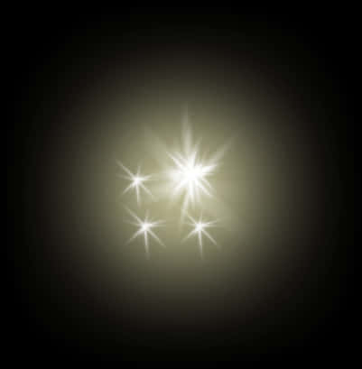 Glowing Sparkleson Dark Background PNG