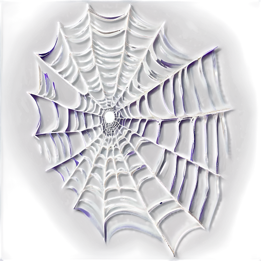 Glowing Spider Web Artwork PNG