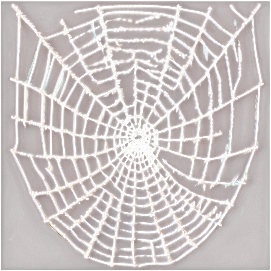 Glowing Spider Web PNG
