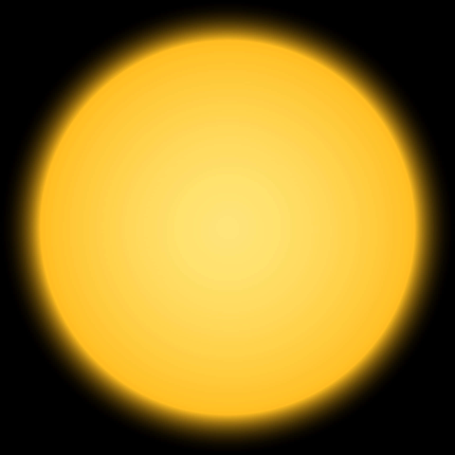Glowing Sun Graphic PNG