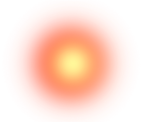 Glowing Sun Graphic PNG