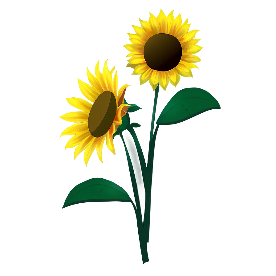 Glowing Sunflower Png 51 PNG