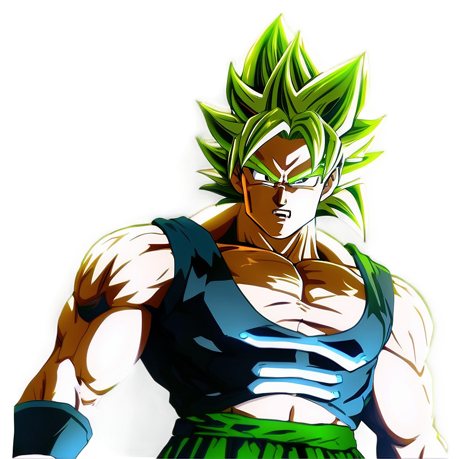 Glowing Super Saiyan Hair Png Pky25 PNG