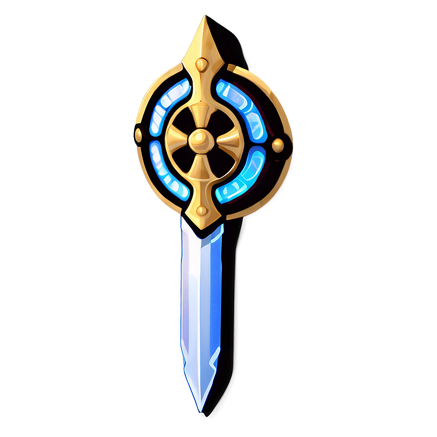 Glowing Sword And Shield Image Png Yee84 PNG