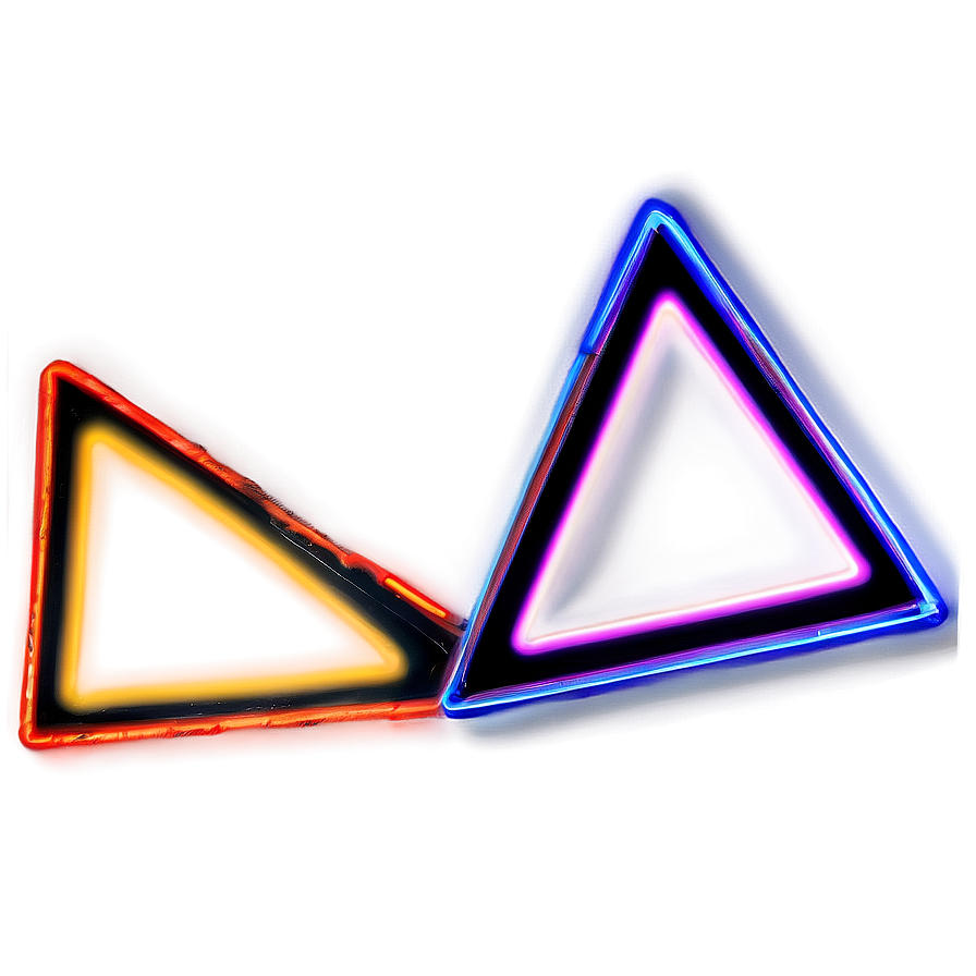 Glowing Triangle Border Png Kys PNG