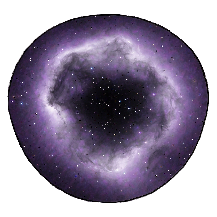 Glowing Violet Nebula Space Png 06202024 PNG