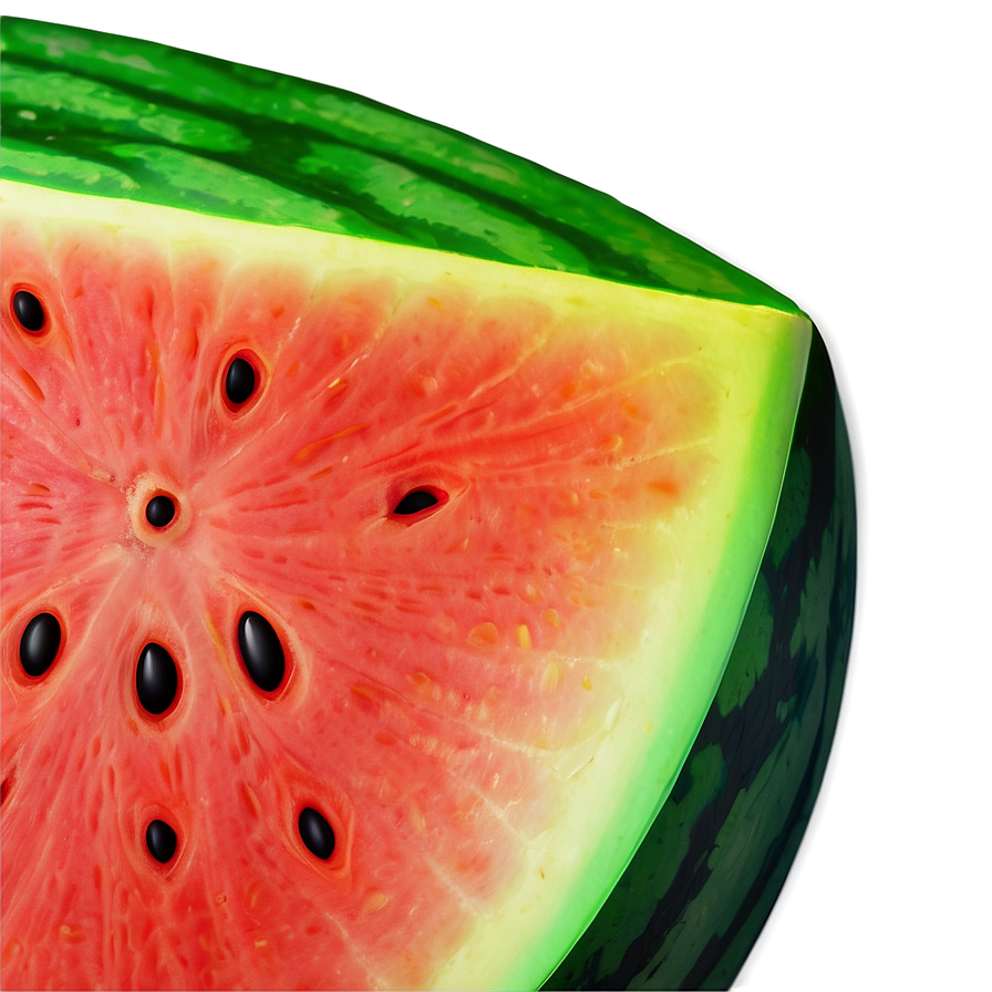 Glowing Watermelon Slice Png Vtl PNG