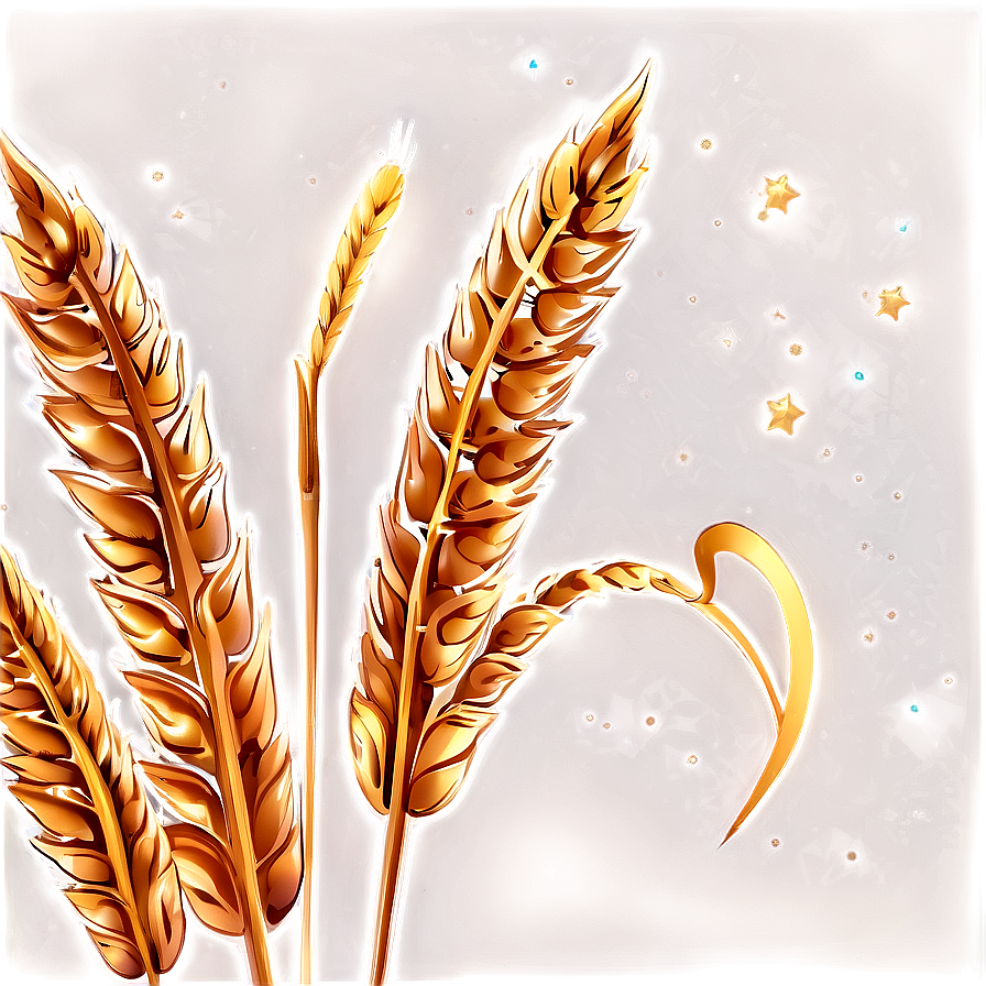 Glowing Wheat Under Moonlight Png 78 PNG