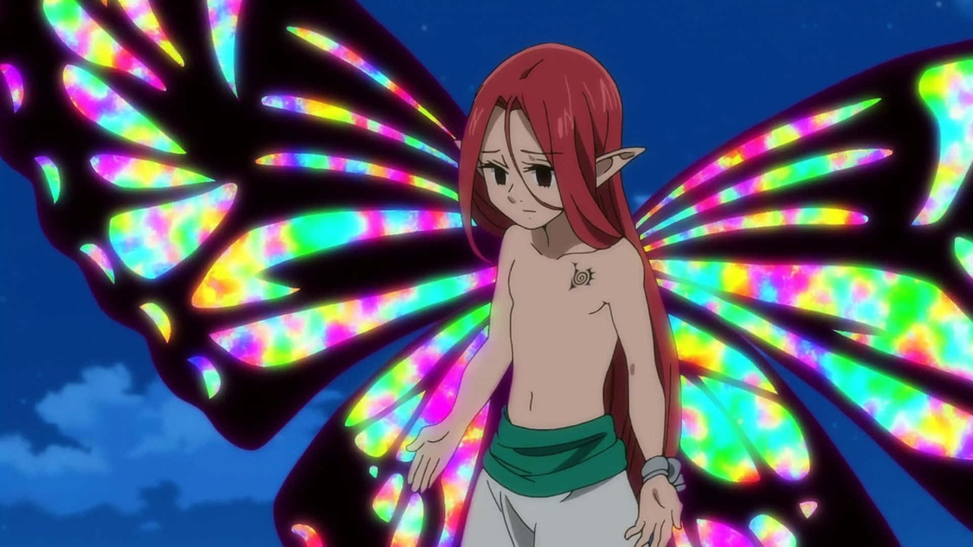 Gloxinia Fairy King Seven Deadly Sins Achtergrond