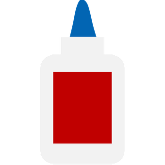 Glue Bottle Icon School Supplies PNG