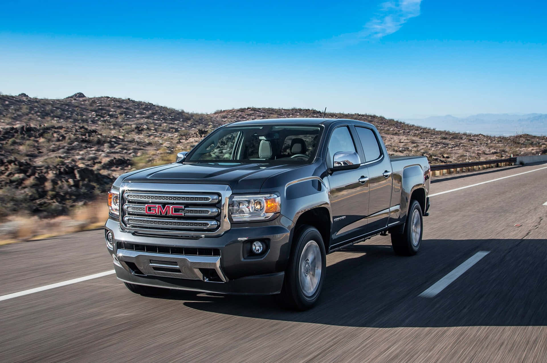 Stunning GMC Canyon in a Scenic Landscape Wallpaper