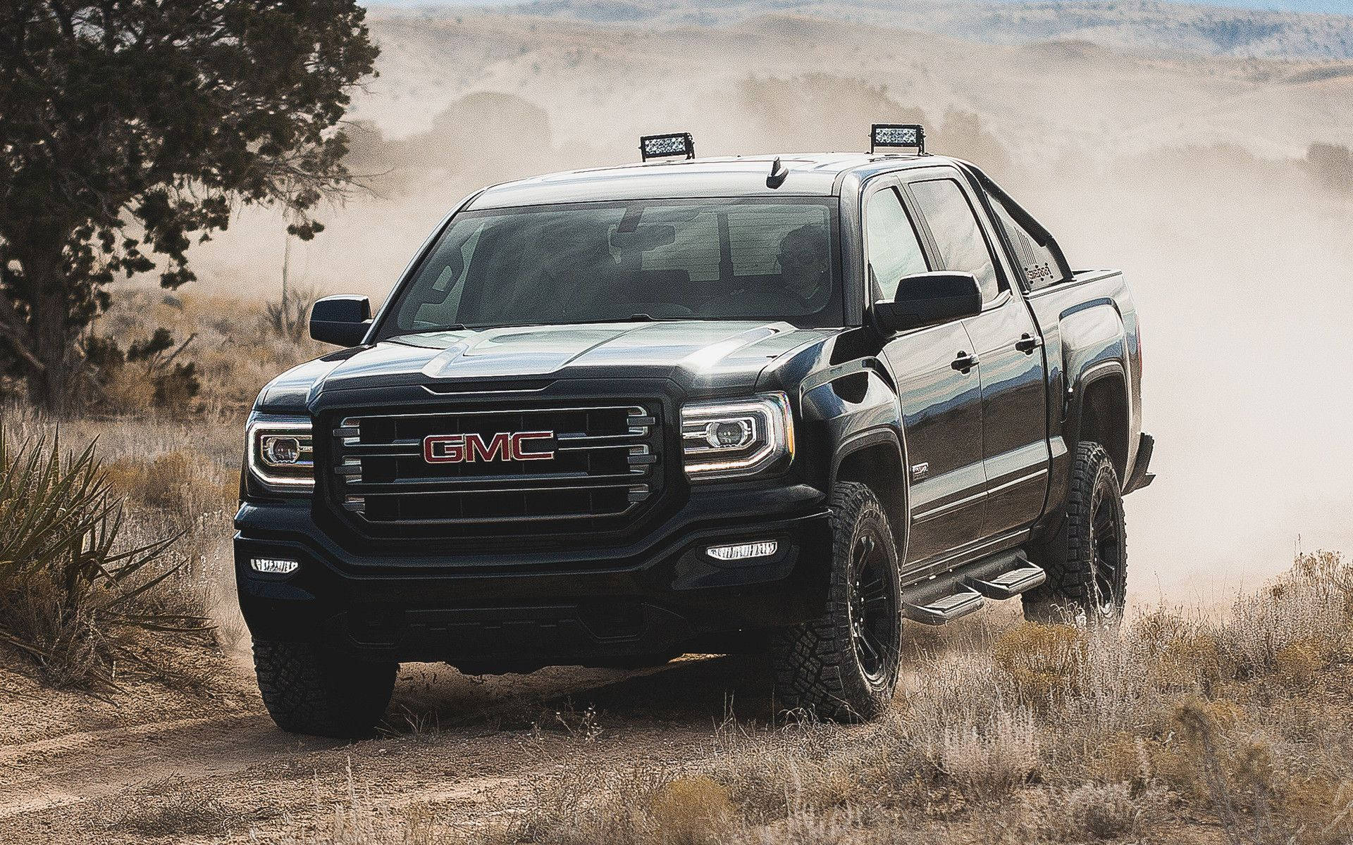 Gmc In A Sandy Area