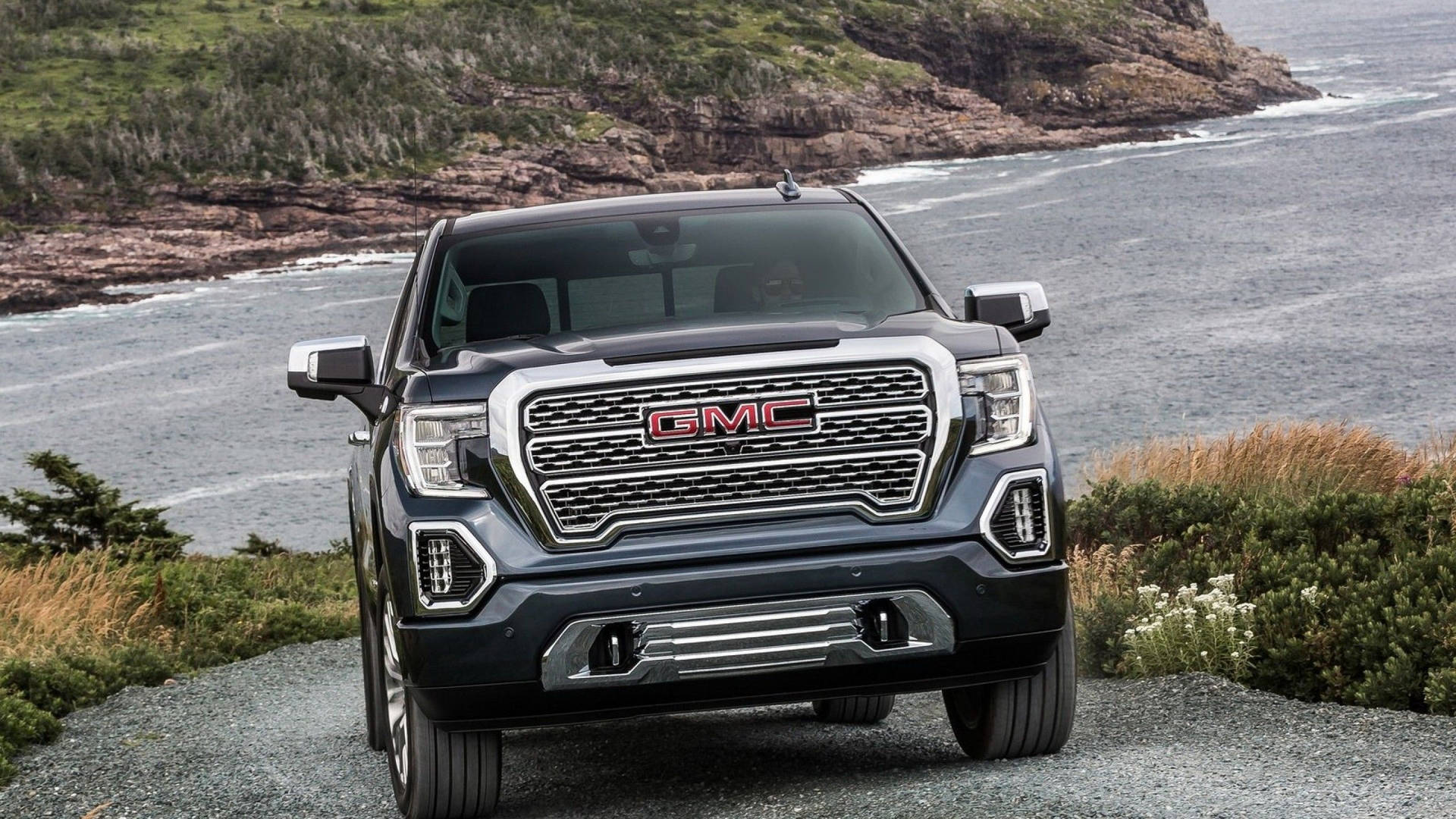 Gmc On The Uphill Road Wallpaper