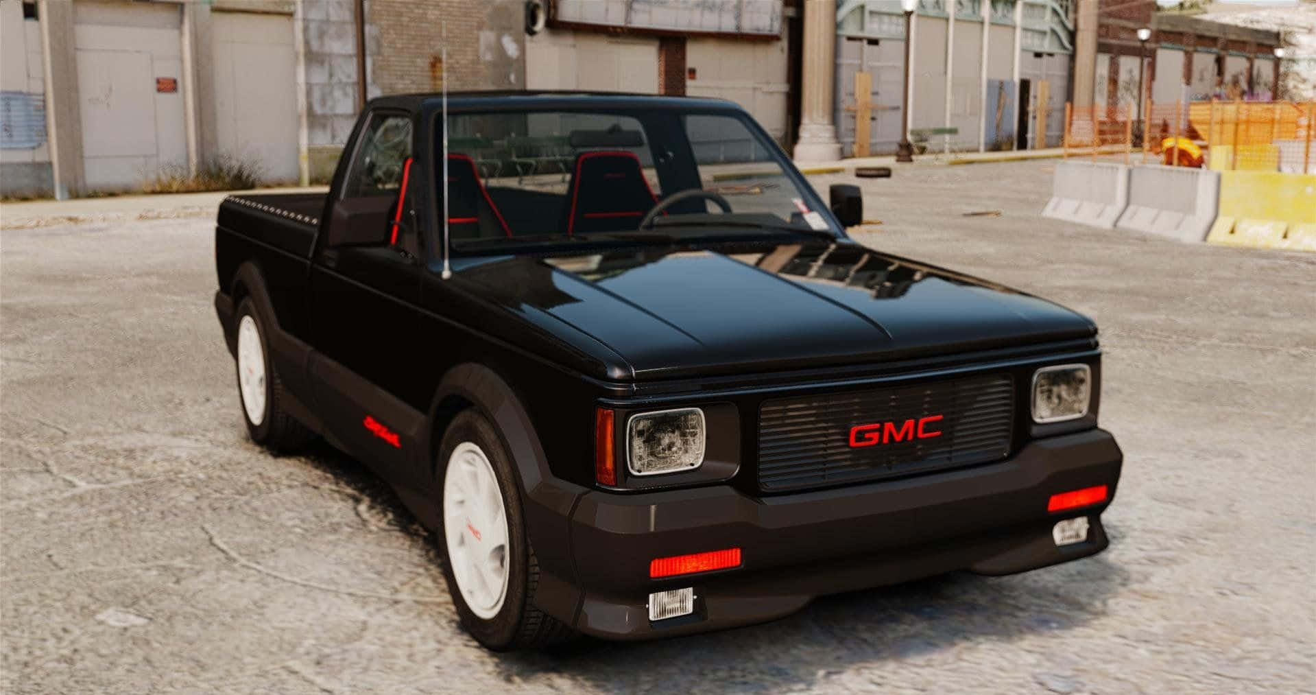Classic GMC Syclone in Action Wallpaper