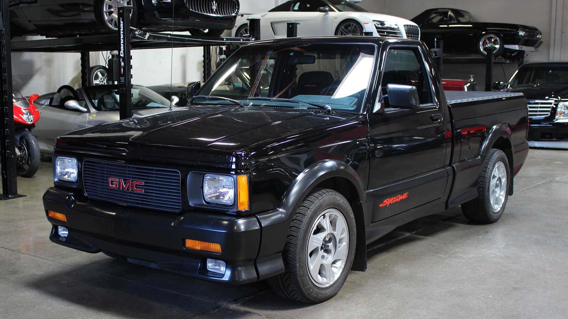 Caption: A Striking View of a GMC Syclone Wallpaper