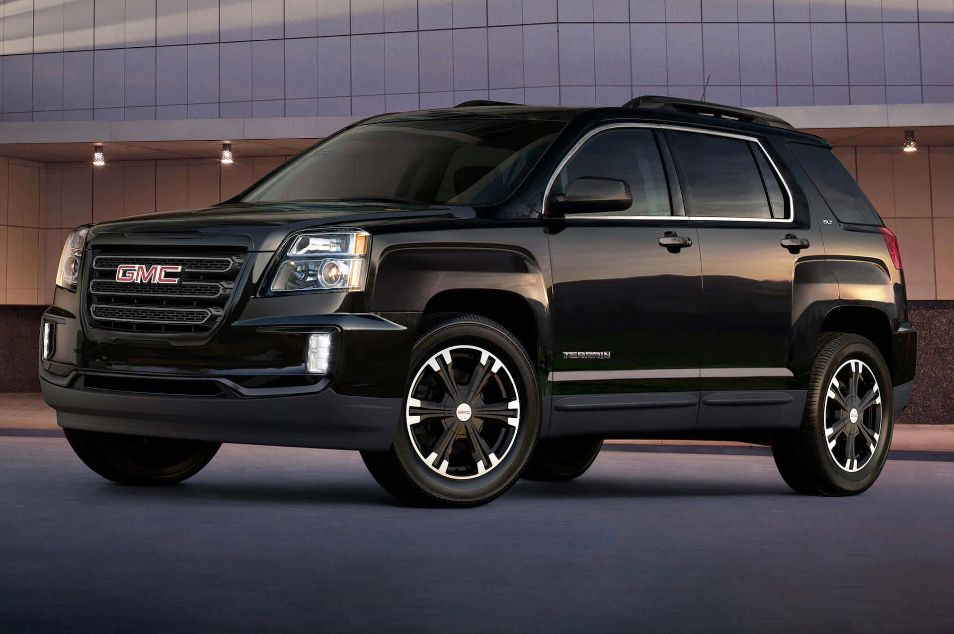 Sleek GMC Terrain in a Scenic Landscape Wallpaper