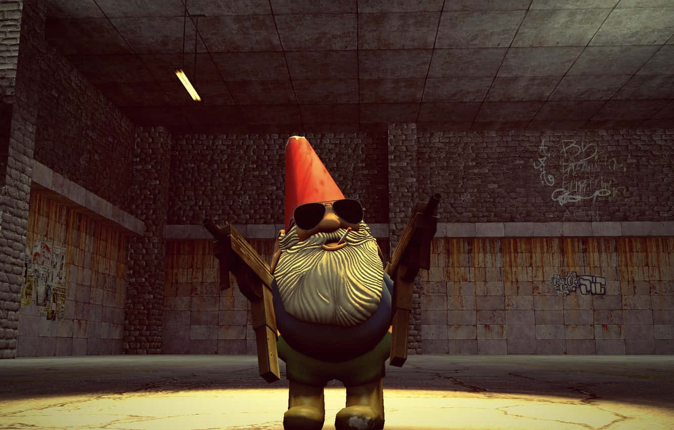 A Gnome Keeping Guard