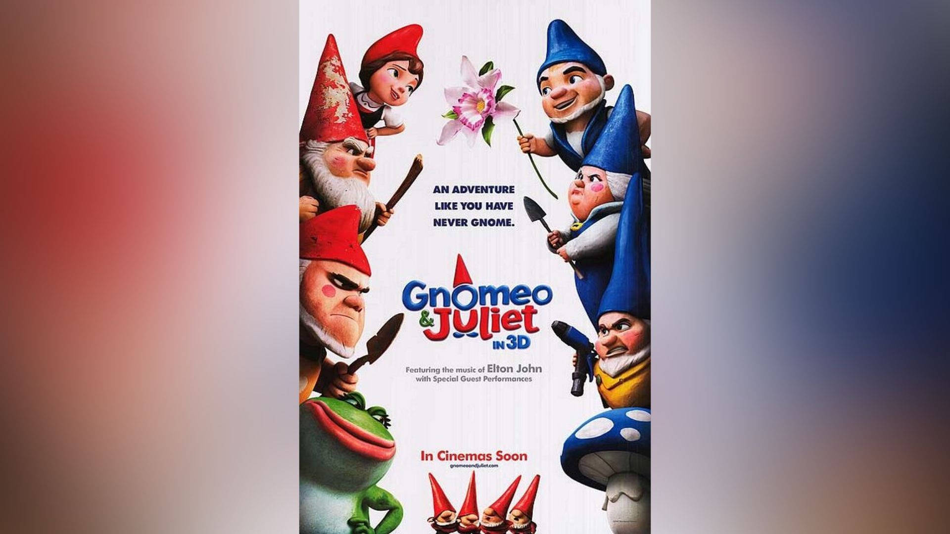 Gnomeo And Juliet 3d Movie Poster Wallpaper