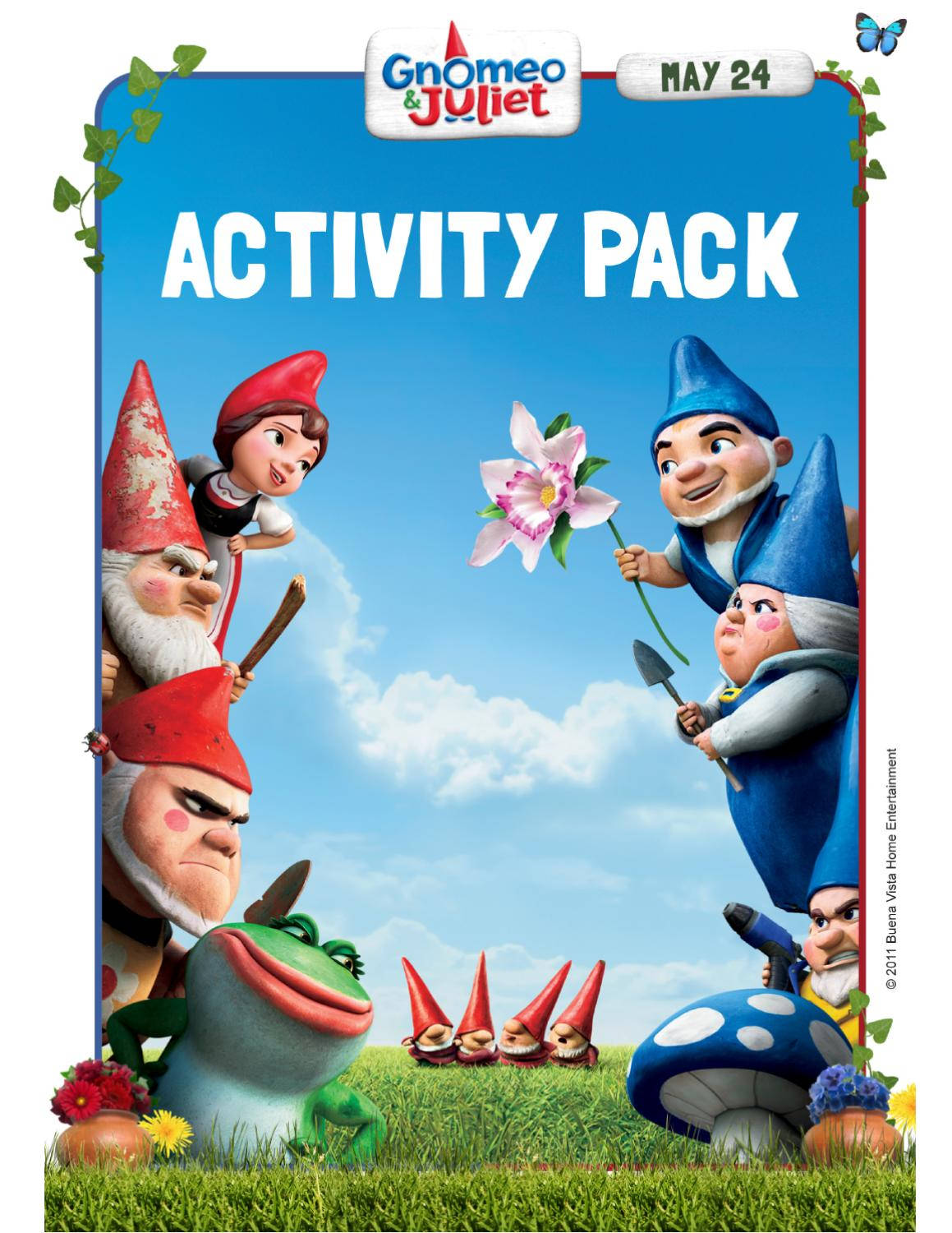 Gnomeo And Juliet Activity Pack Wallpaper