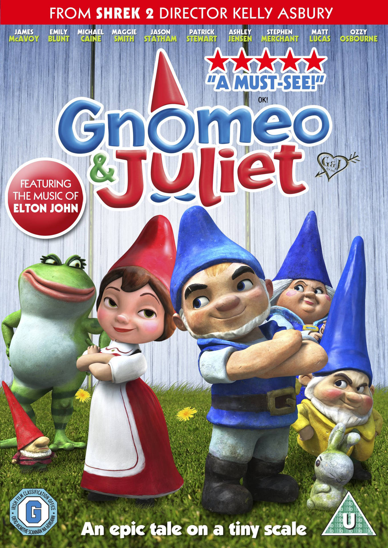 Gnomeoe Giulietta Creative Movie Poster Sfondo