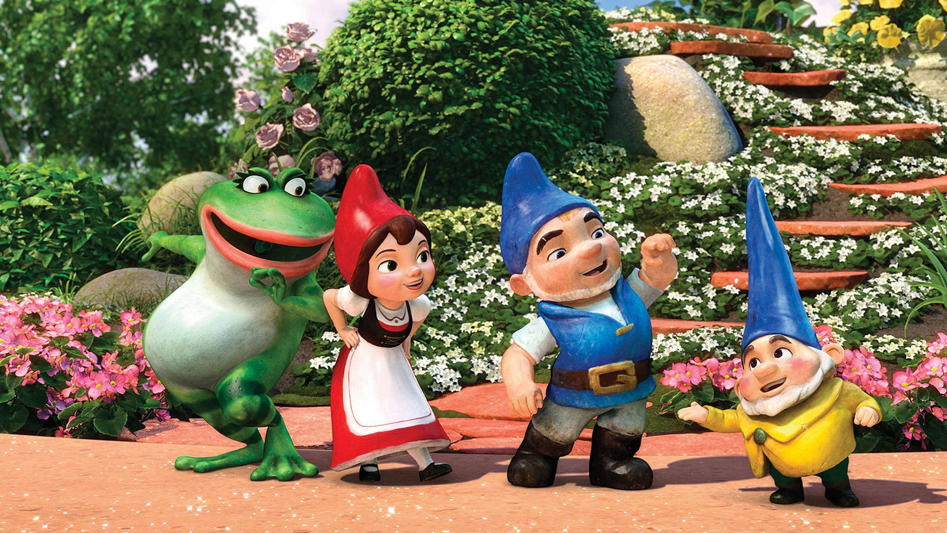 Gnomeo And Juliet With Friends Wallpaper