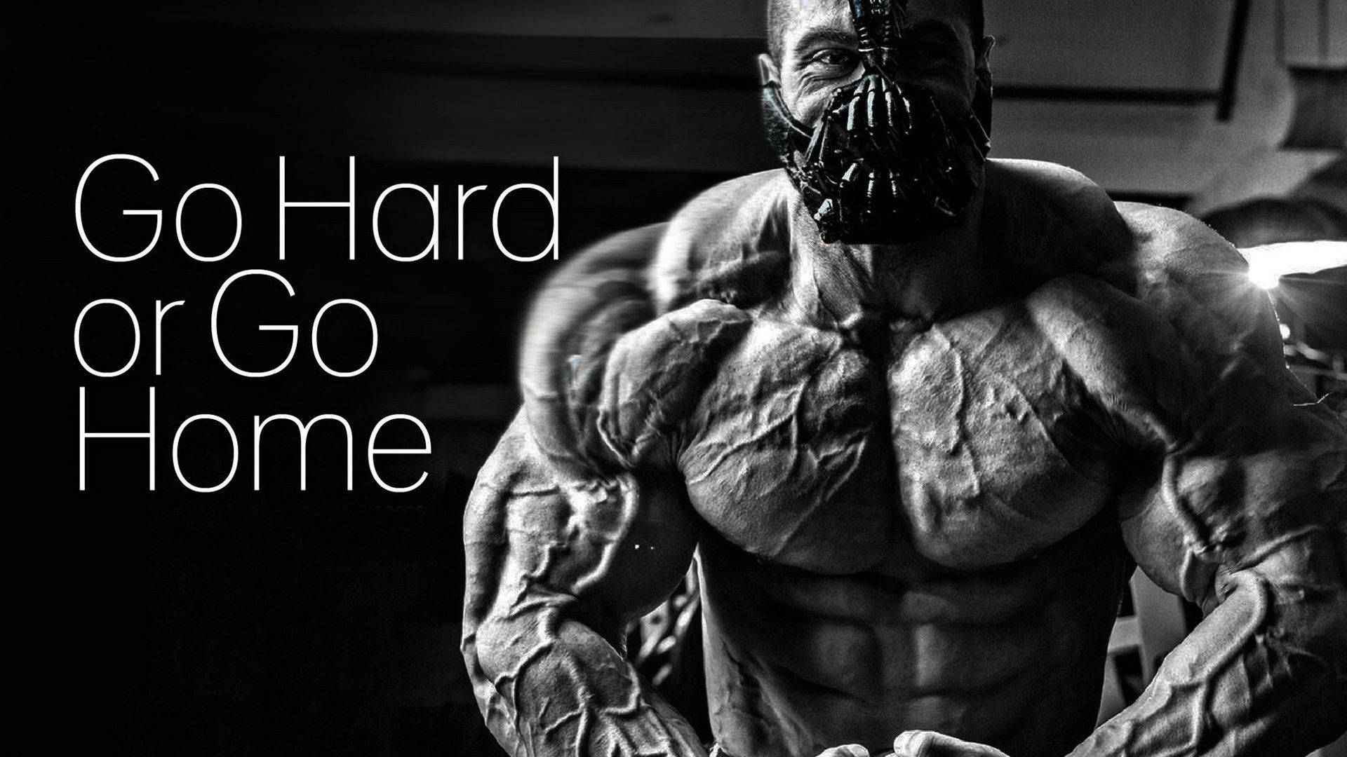 Go Hard Fitness Motivations Background