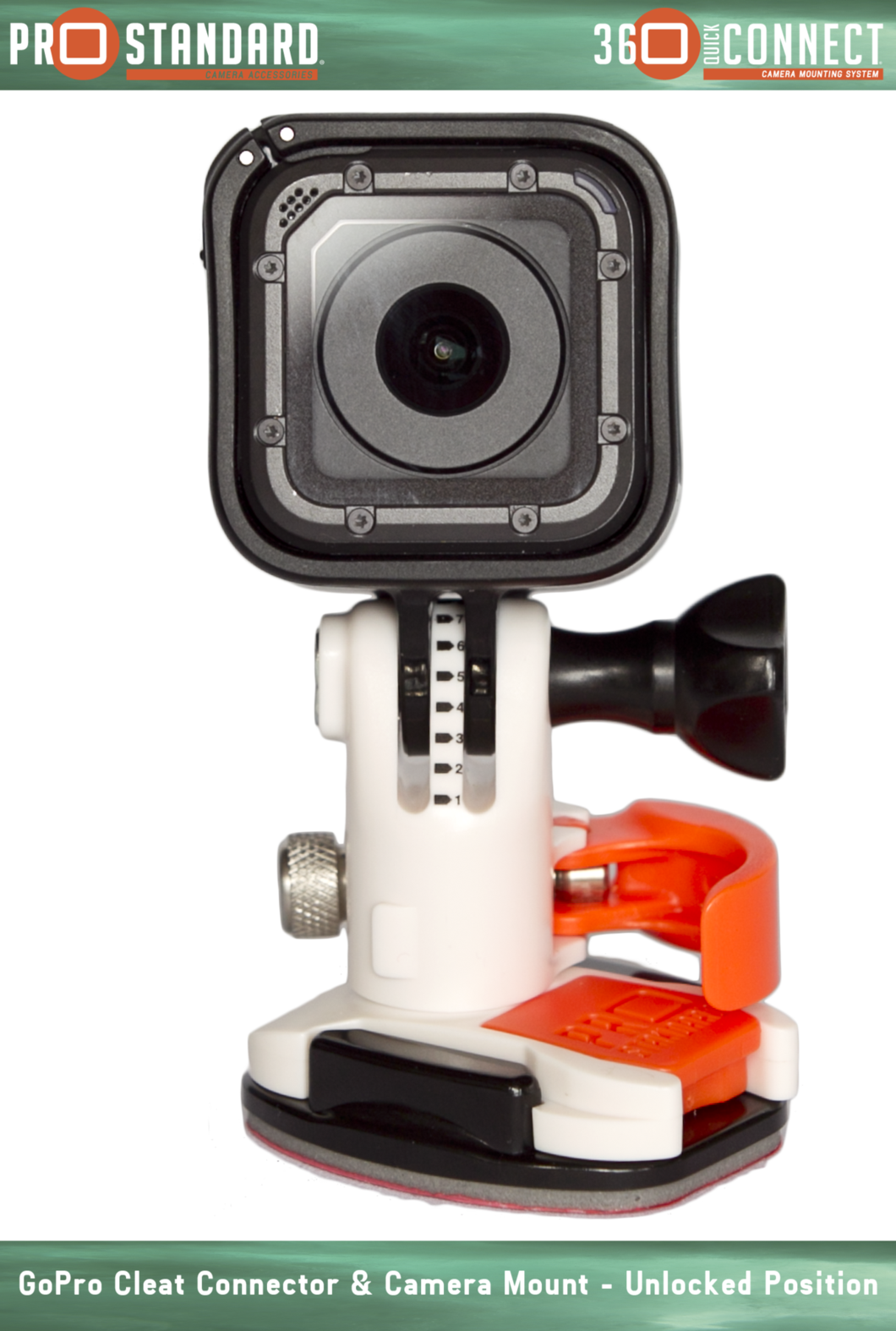 Go Pro Camera Mountand Cleat Connector PNG