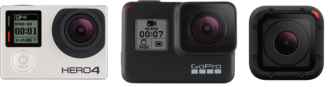 Go Pro Hero4 Action Cameras PNG