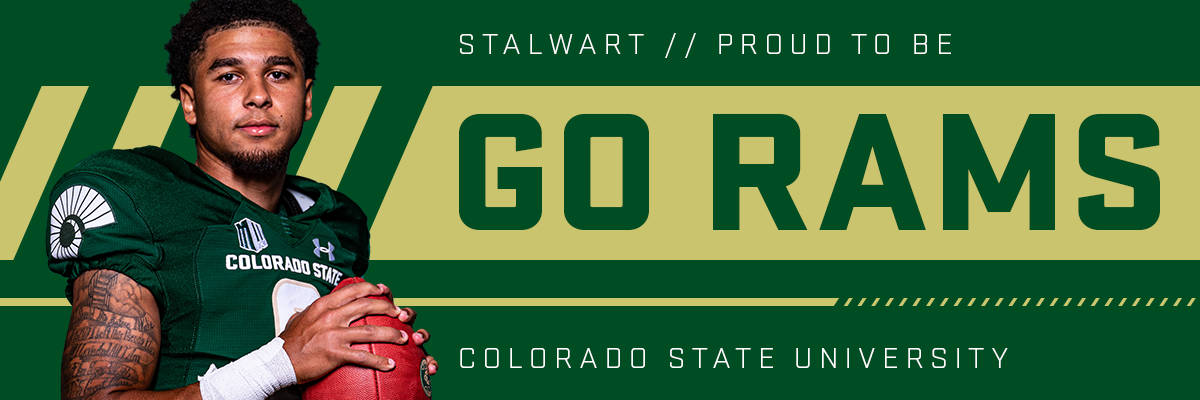 Go Rams Football Player Colorado State University Wallpaper