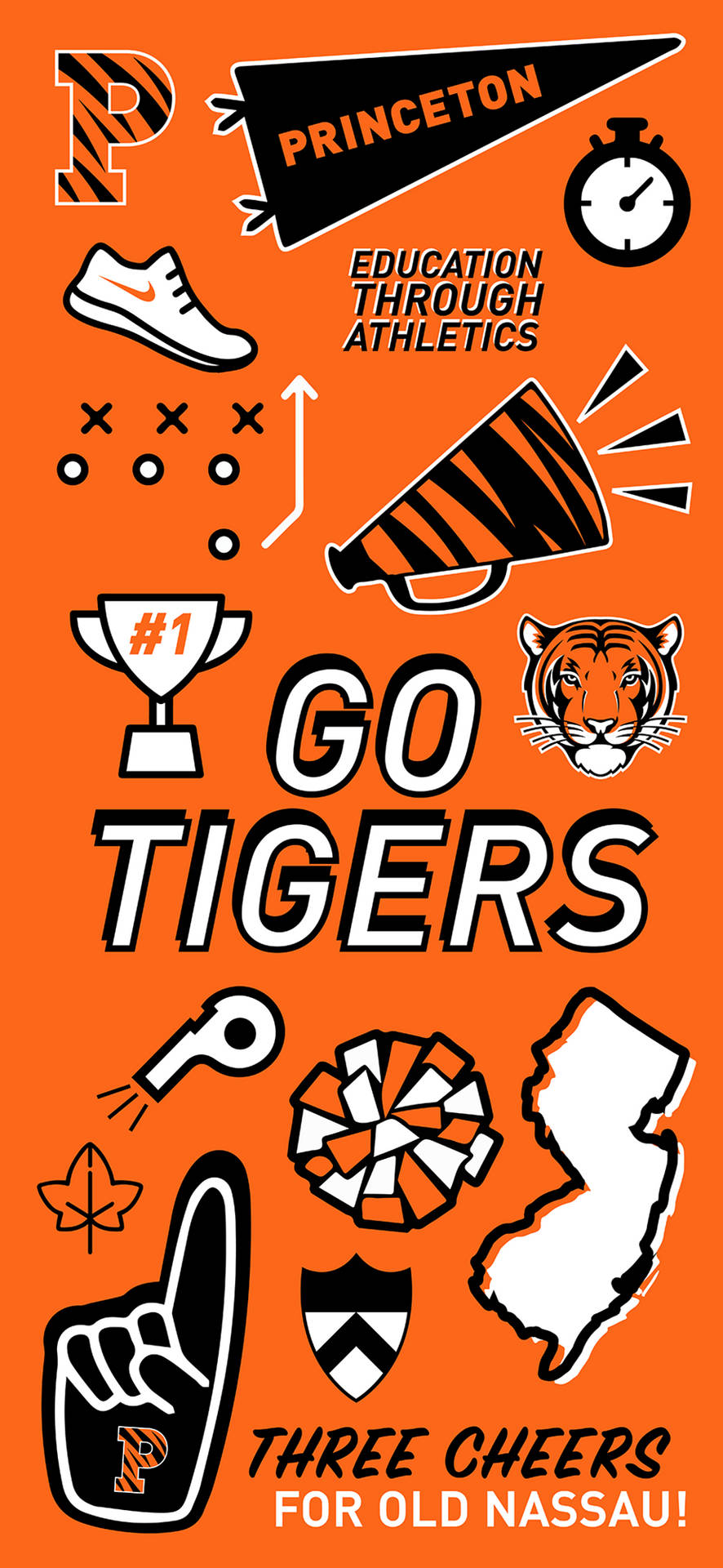 Go Tigers Princeton University Wallpaper