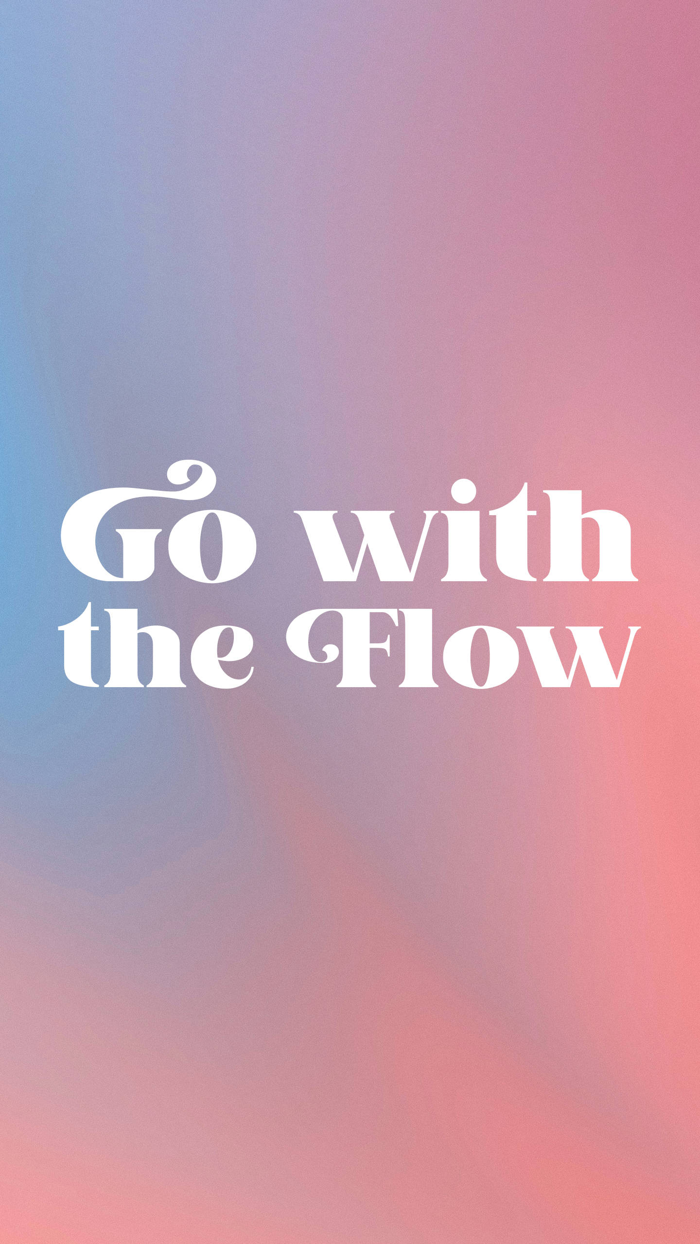 Go With The Flow 80s Retro Vintage Wallpaper
