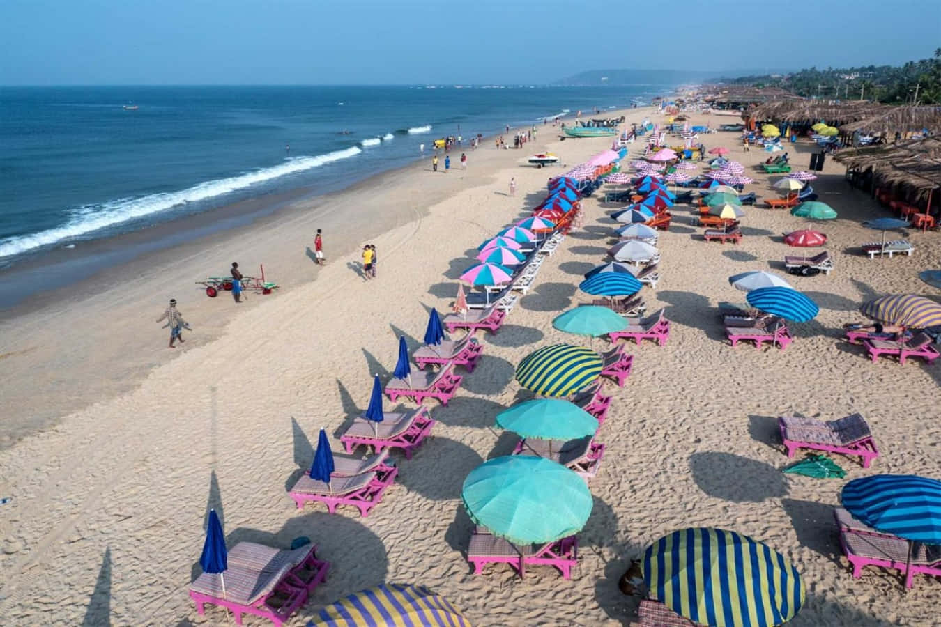 Goditiuna Splendida Giornata Sulla Spiaggia Di Goa