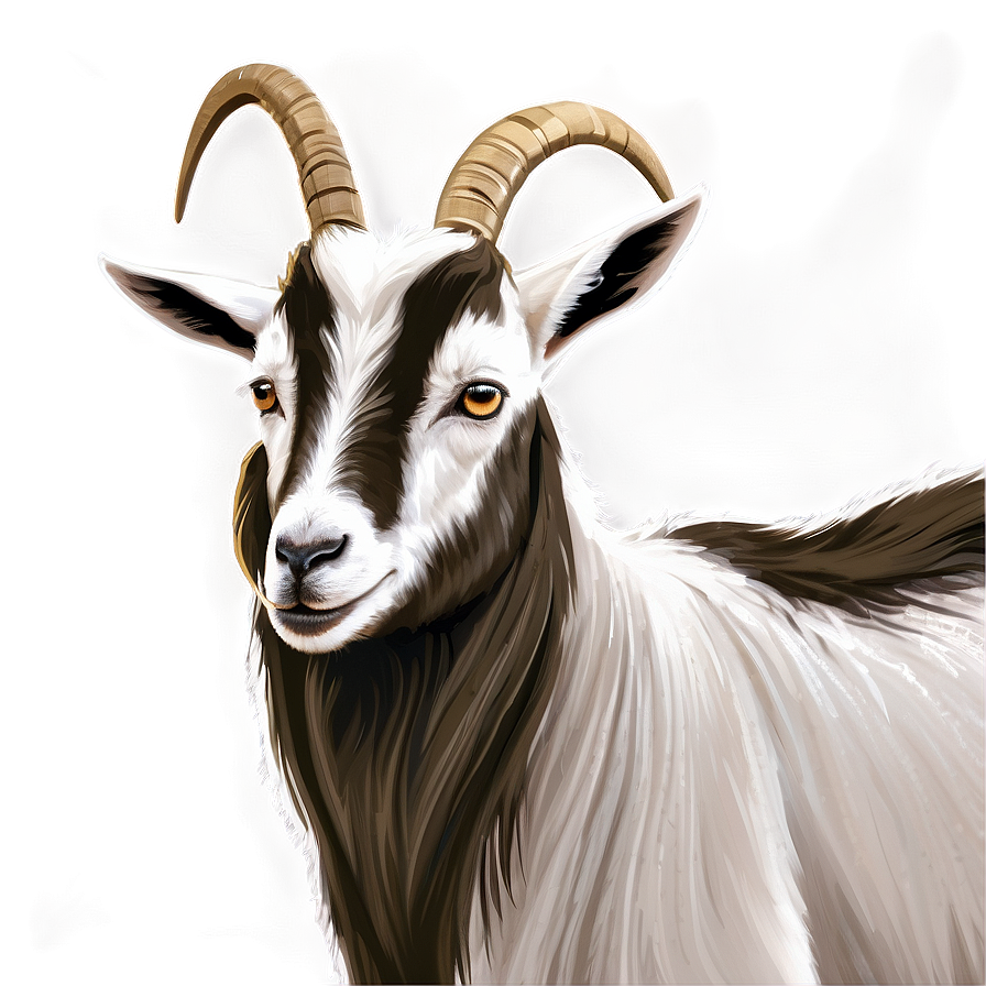 Download Goat Drawing Png Etu | Wallpapers.com