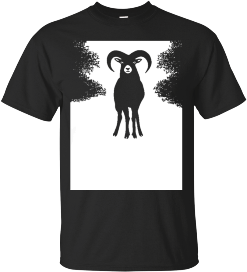 Goat Graphic T Shirt Design PNG