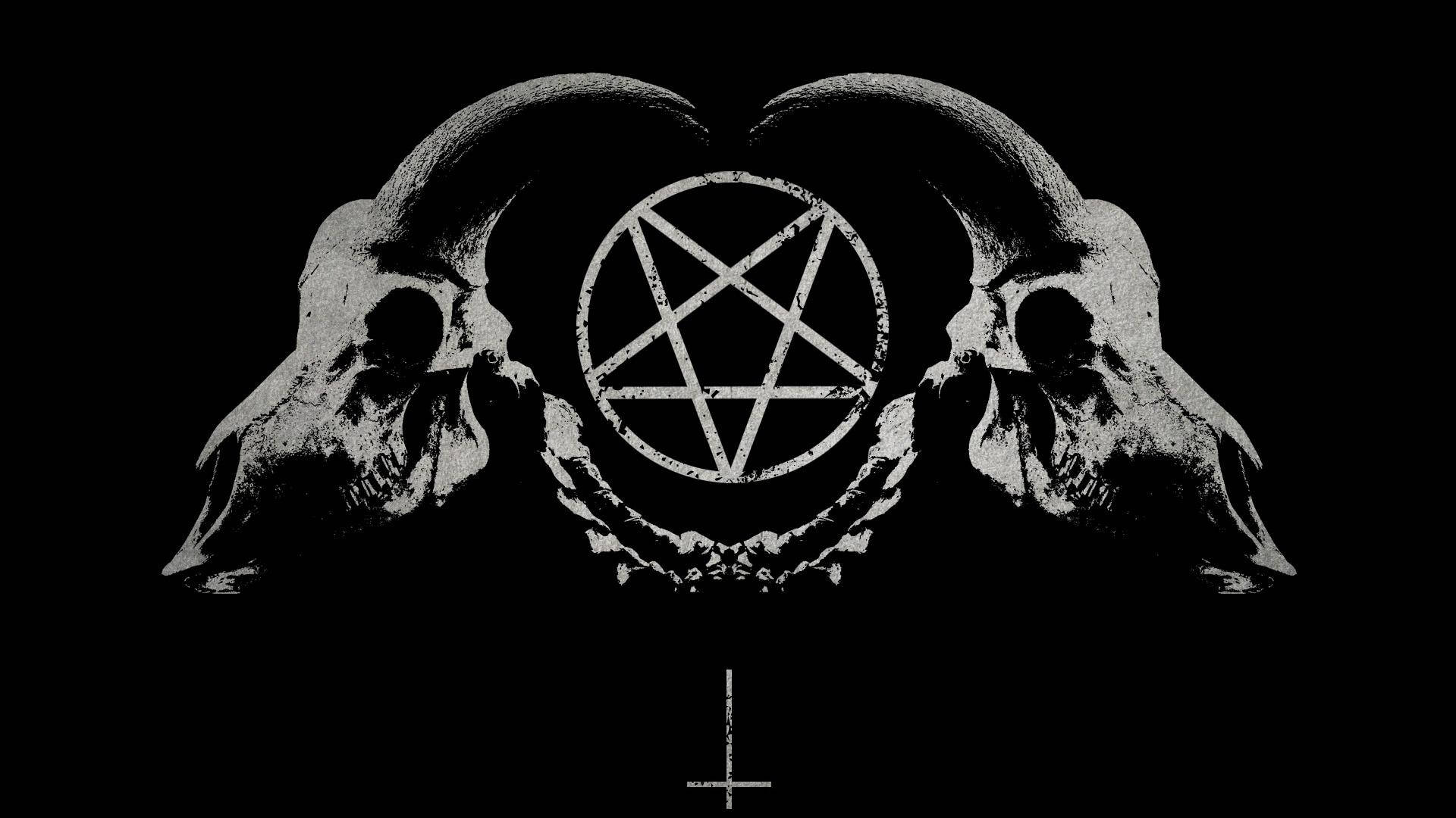 Goat Skull Devil Symbol Wallpaper