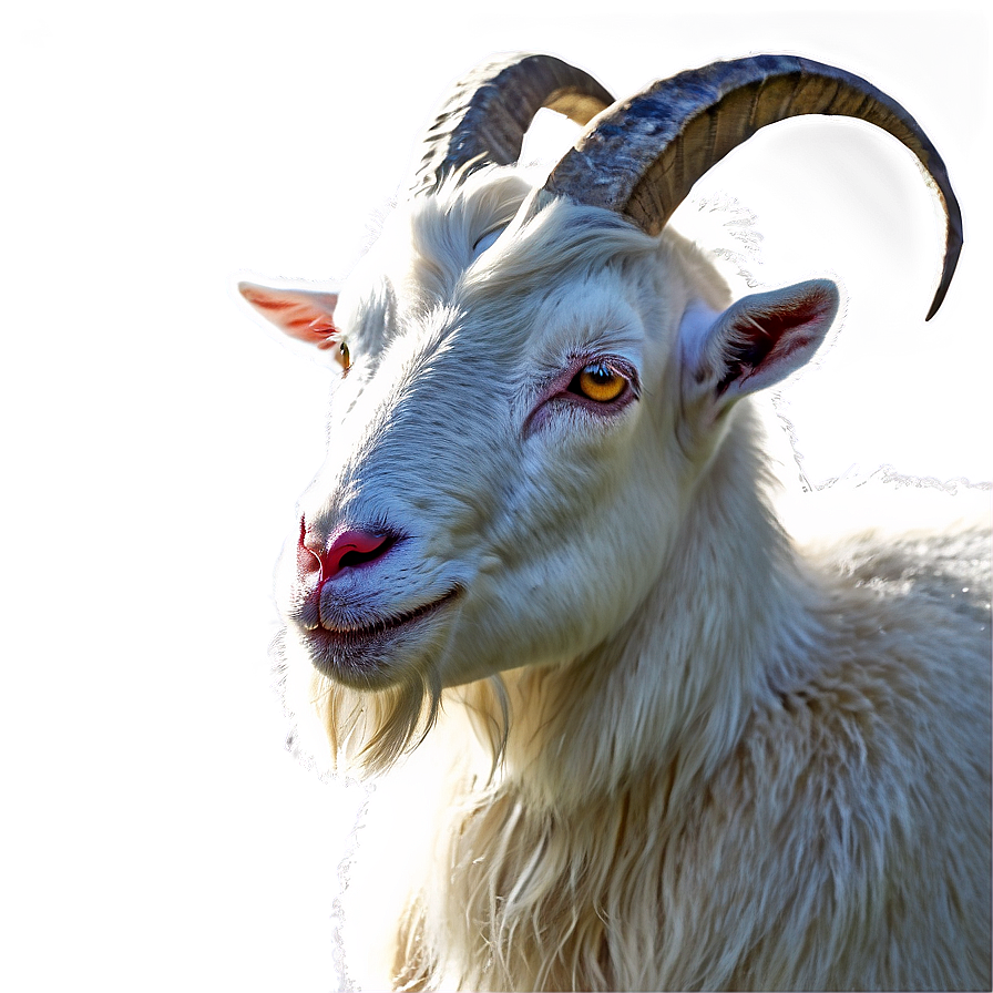 Goat With Horns Png Kkf1 PNG