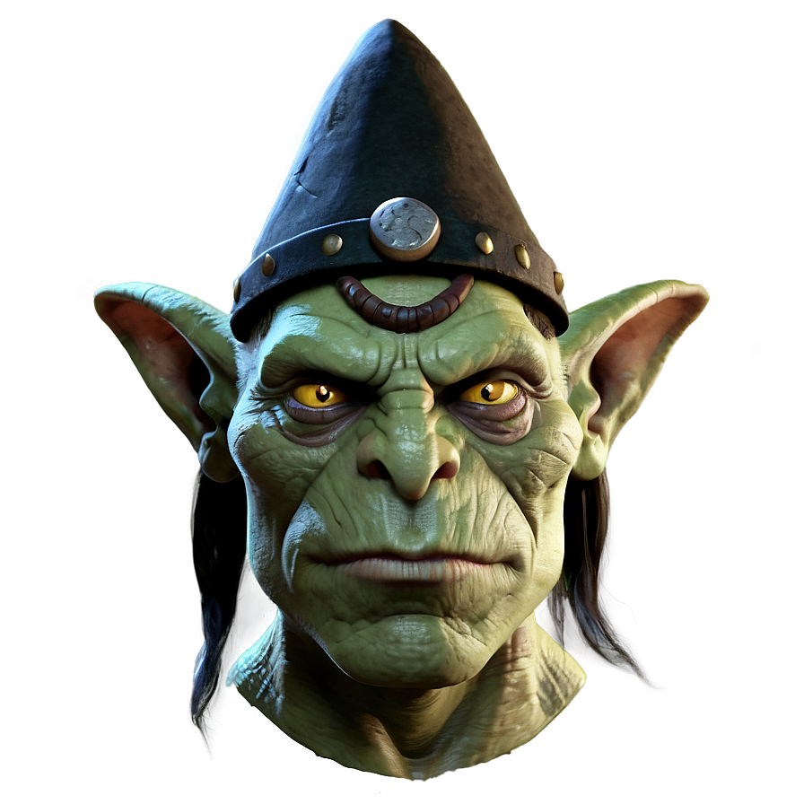 Download Goblin Chief Portrait Png Axj | Wallpapers.com