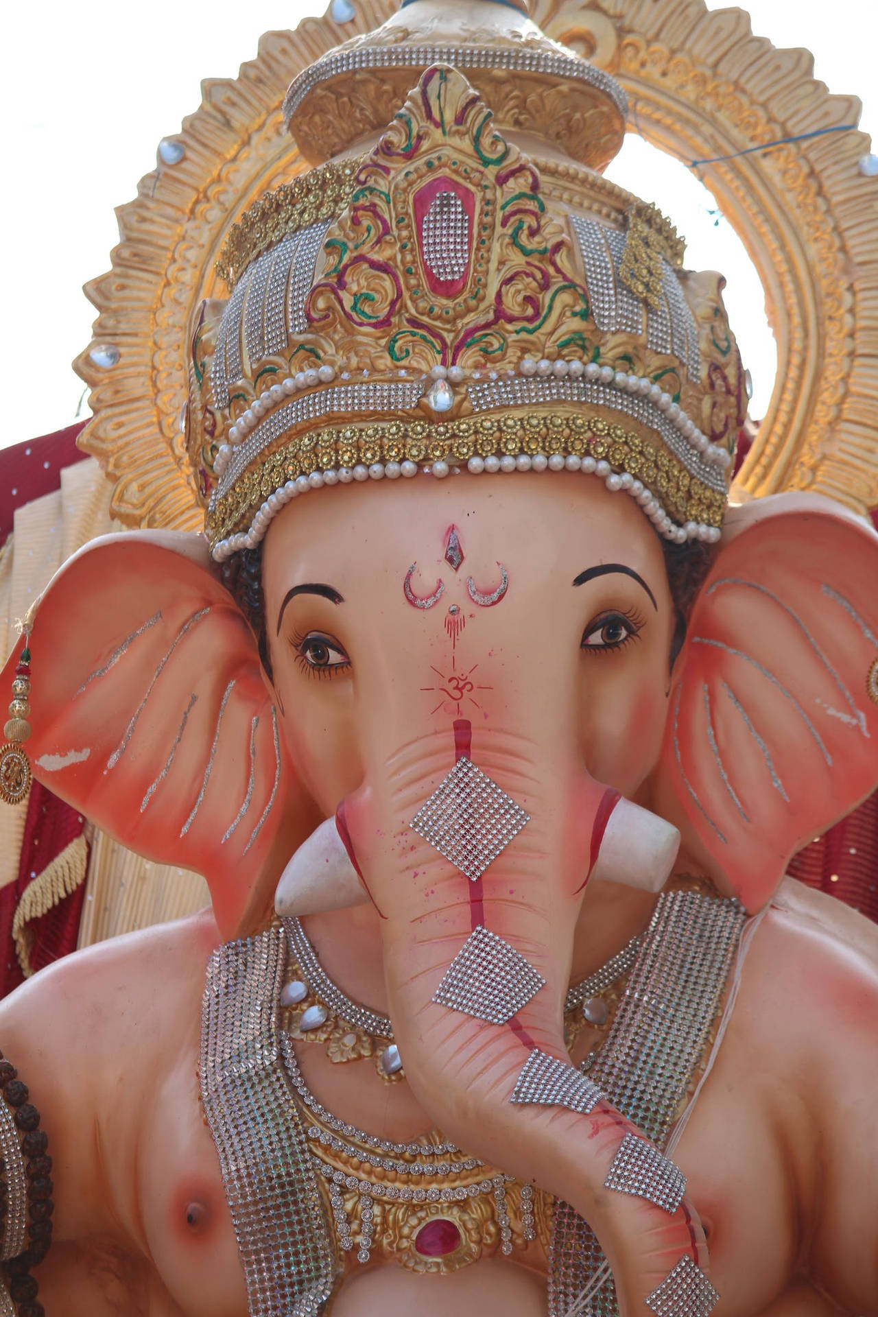 God Ganesh Statue Close-up