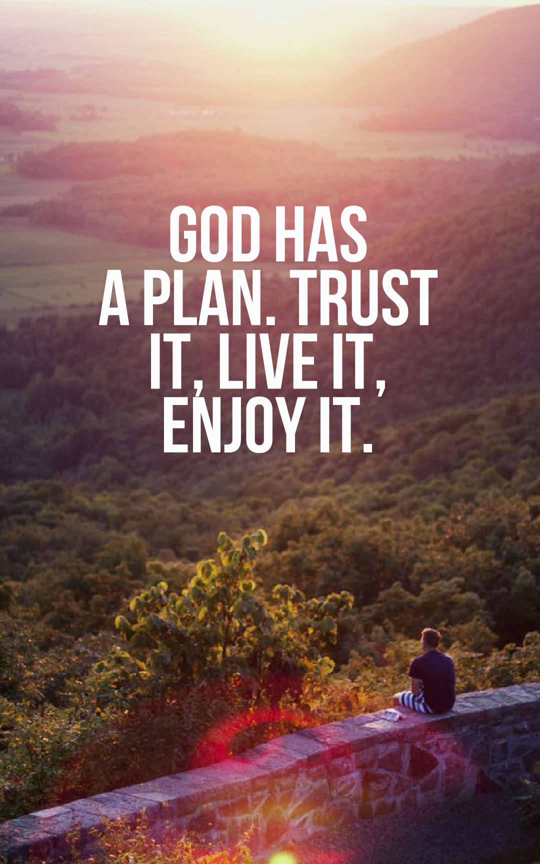 Download God Has A Plan Quotes Wallpaper | Wallpapers.com
