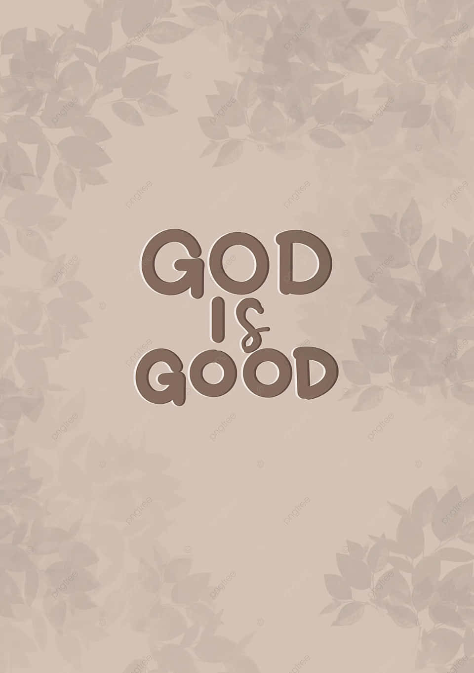 God Is Good_ Inspirational Quote Wallpaper